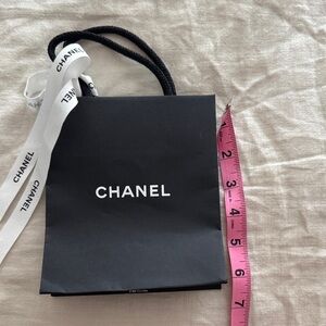 Chanel Black and White Gift Bag